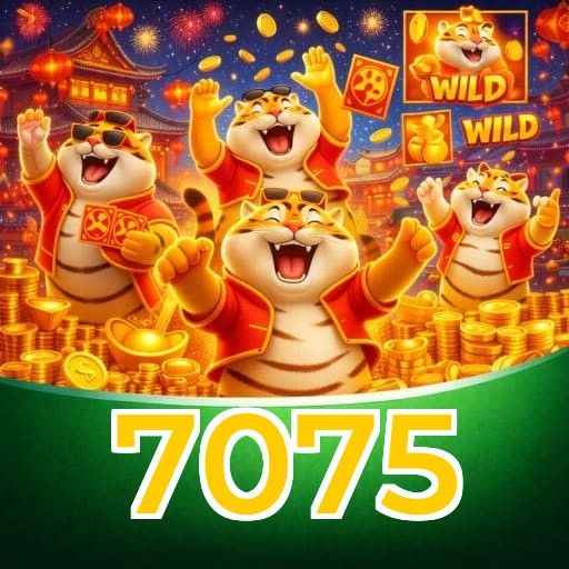 Interface do aplicativo 7075 mostrando jogos disponíveis no iOS e Android
